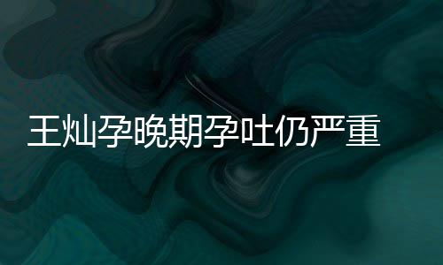 杜点为期孕秀幸吐仍她做早餐王灿淳5孕晚严重福