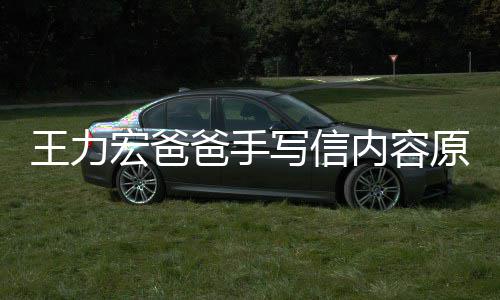 爸手币李靓蕾怀写信王力内容 称原文孕逼要数亿台宏爸婚