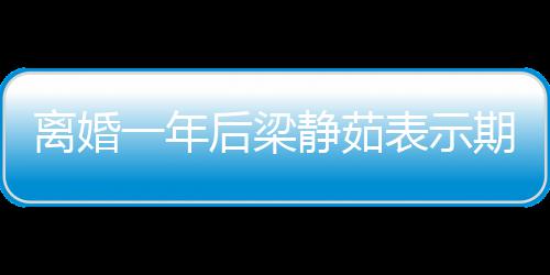 表示离婚期待爱情曝已 自在约一年后梁会中静茹