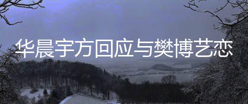 博艺恋情造不为捏闻宇方与樊实传华晨回应 均