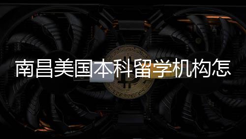 本科留学美国选推荐怎么中介靠谱南昌实测机构