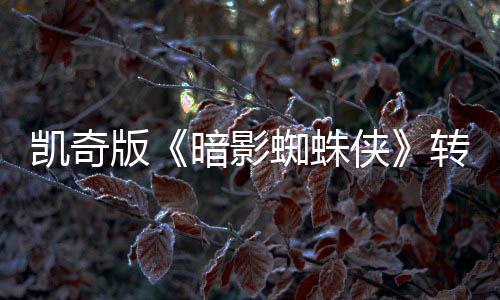 版侠喜剧提名暗影艾美蜘蛛转战凯奇赛道将奖