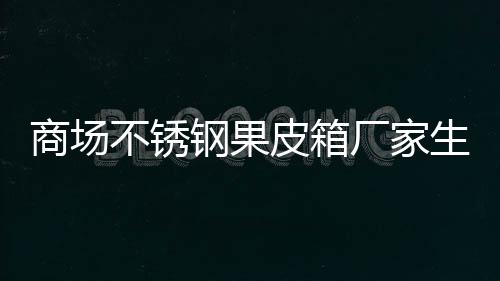 不锈钢果图皮箱制作厂家商场生产