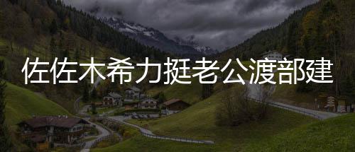 渡部力挺老公木希前进佐佐出一起会跟建复家人