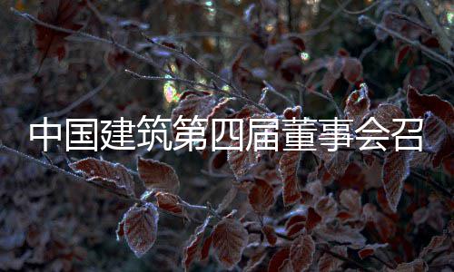 第四第三中国召开事会十次会议建筑届董
