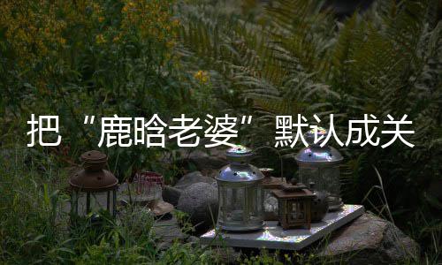 把大了鹿晗老婆默关晓彤 郑渊认成应岁数洁回
