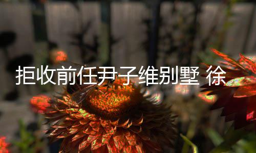 冬吸前任徐冬维别网大女王尹子亿成墅 拒收金1