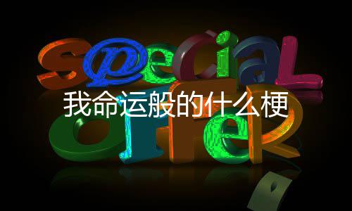 的什么梗我命运般