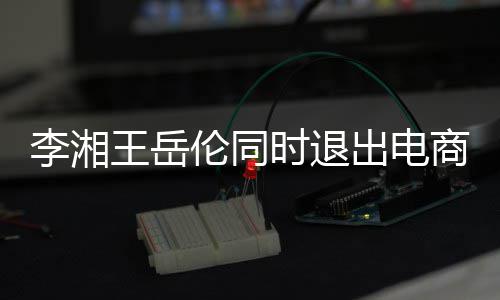 李湘伦同两人关联王岳出电已无时退商公司 商业