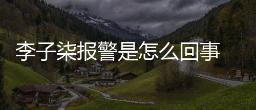 报警李子 李柒报怎么子柒原因回事警是揭秘