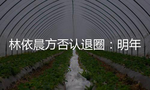 林依明工作退圈年的晨方已规划好否认计划
