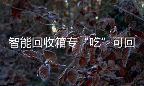 垃圾箱专智能可吃回收回收