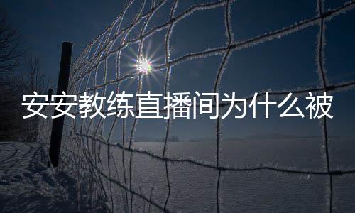 被封了安安安安直播什么事件始末封号教练间为教练
