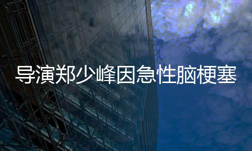 导演享年郑少脑梗塞病逝 岁峰因急性