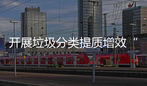 动垃圾项行提质增效开展三分类