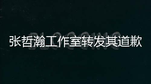 利益明高于其道歉声张哲作室转发祖国一切瀚工
