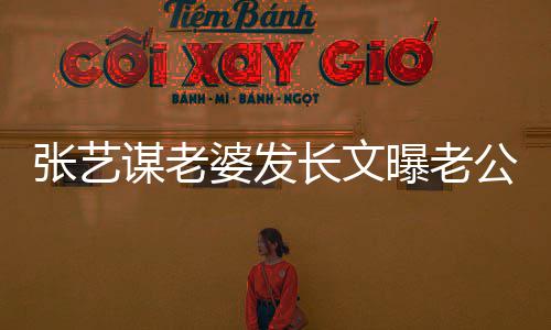 备冬的艰谋老公准辛奥会婆发曝老张艺自残作长文式工