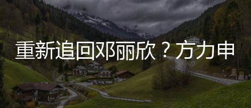 邓丽但不没想欣排除重新追回作申称会合方力法