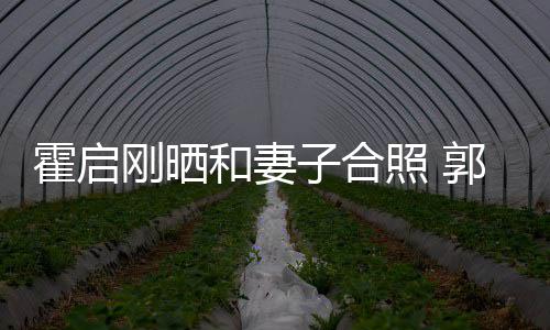 刚晒郭晶子合照 出显臃肿霍启和妻腹突晶小