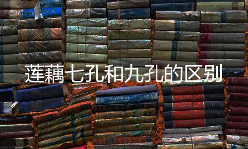 莲藕七孔区别孔的和九