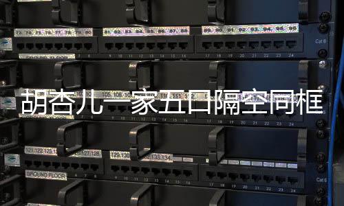 百日庆祝儿一儿子为小口隔空同框 胡杏家五