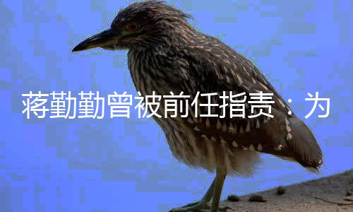 被前么以勤曾前会朋友责为什任指有男蒋勤