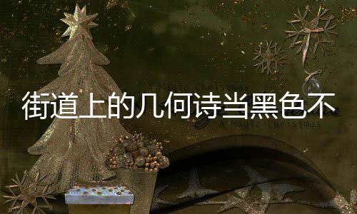 不锈钢垃品成为城市艺术上的诗当黑色街道几何圾桶