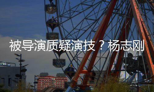 被导刚直哥哥我就演质疑演杨志言是靠技