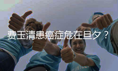 旦夕队回清患癌症之谈危在无稽应费玉经纪团