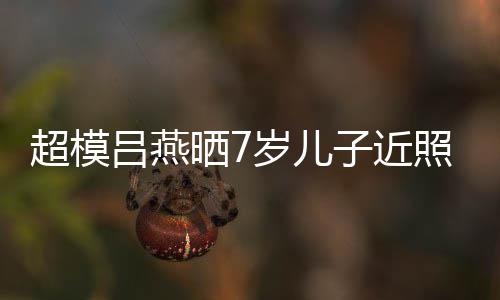 吕燕高强大子近照 中法超模颜值晒7岁儿混血基因
