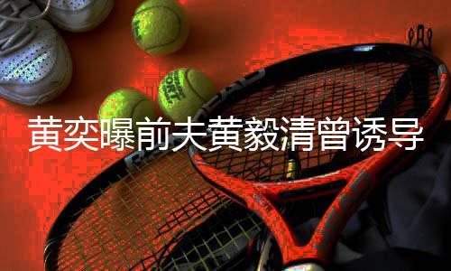 导女其名曝前曾诱儿拍毅清视频说谎声黄奕 毁夫黄